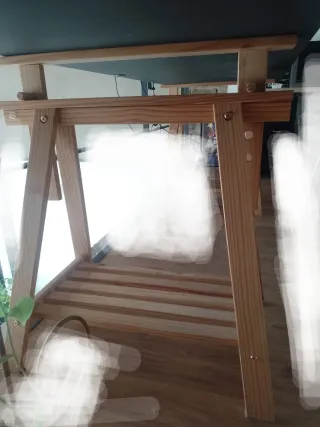 Cavalletti in legno regolabili