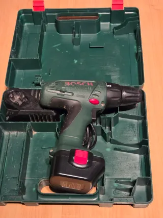 Taladro Bosch PSR 12 VE-2 con maletín