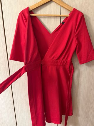 Vestido rojo Zara