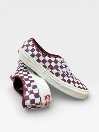 Zapatillas Vans Authentic 38, Checkerboard granate
