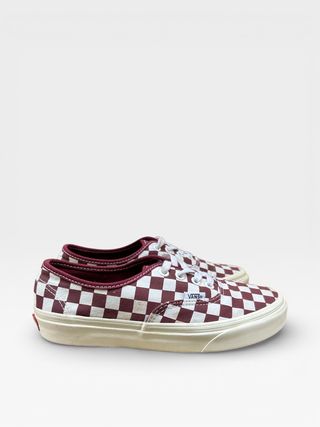 Zapatillas Vans Authentic 38, Checkerboard granate