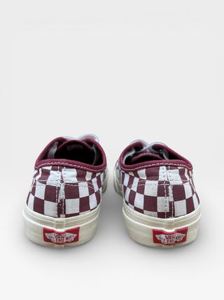 Zapatillas Vans Authentic 38, Checkerboard granate