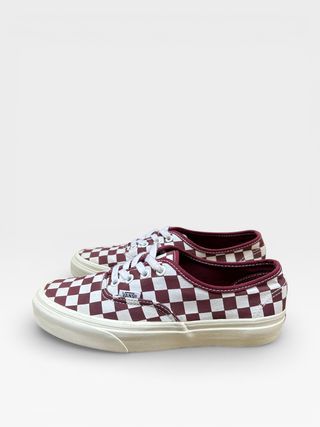 Zapatillas Vans Authentic 38, Checkerboard granate