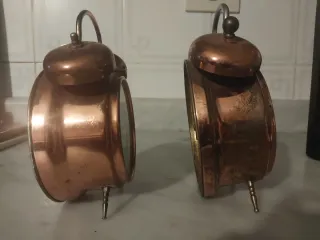 2 Sveglie Vintage Rame