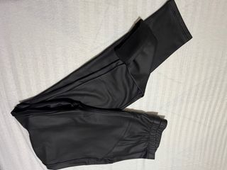 Leggings negros térmicos efecto piel