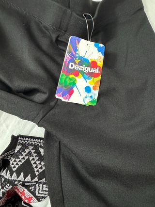 Legging Desigual Alhama Negro Talla M