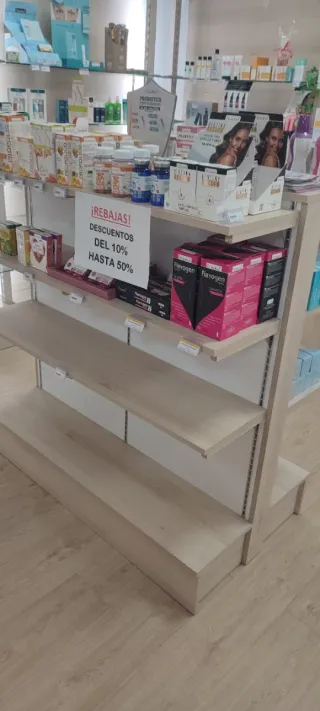 Estantería góndola expositora