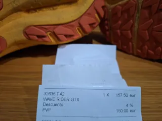 Zapatillas Mizuno Talla 42 Naranja/Amarillo