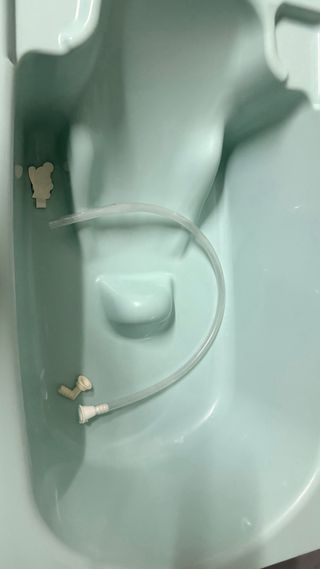 Bañera cambiador bebé BBest plegable con desagüe.