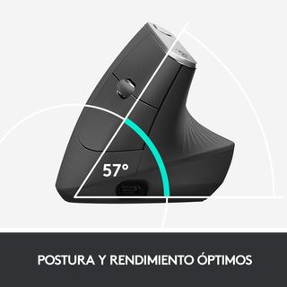 Logitech MX Vertical Ratón Inalámbrico Ergonómico,
