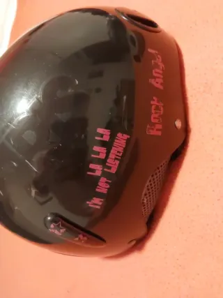 Casco de esquí infantil negro