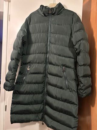 Chaquetón acolchado mujer verde