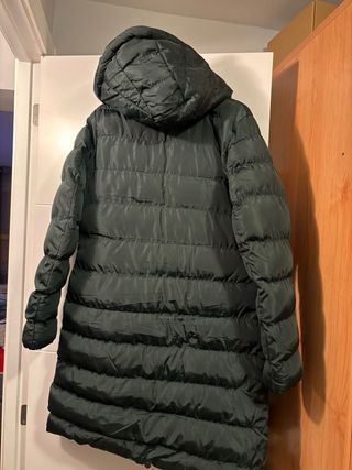 Chaquetón acolchado mujer verde