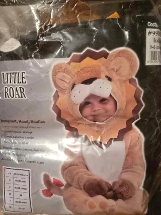 Disfraz León Bebé 0-6 Meses