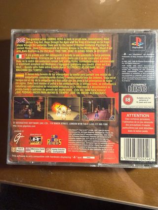 PlayStation 1 Duke Nukem Time to Kill