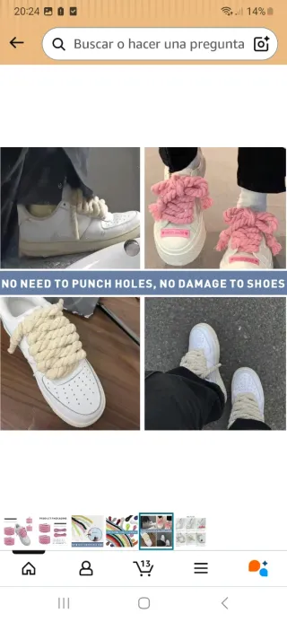 UamGlsob Cordones de Zapato de Gordos para Air For