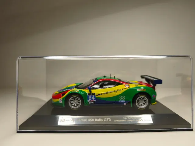 Ferrari 458 Italia GT3 1/43 Burago PREMIUM nuevo