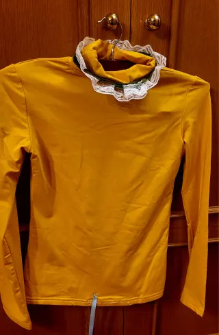 Falda regional verde y amarilla