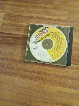 CD PC WORLD Diseño Gráfico Abril 1998