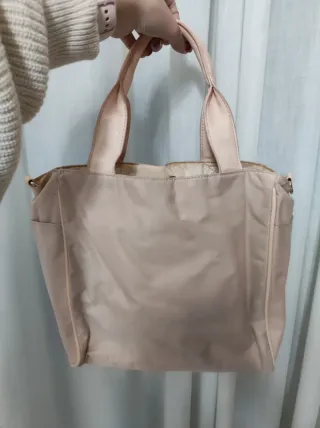 Borsa Pinko Rosa con Scritta Glitter