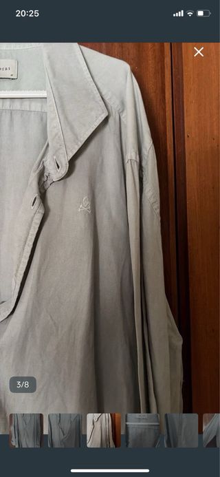 Camisa Scalpers Gris Talla XXL