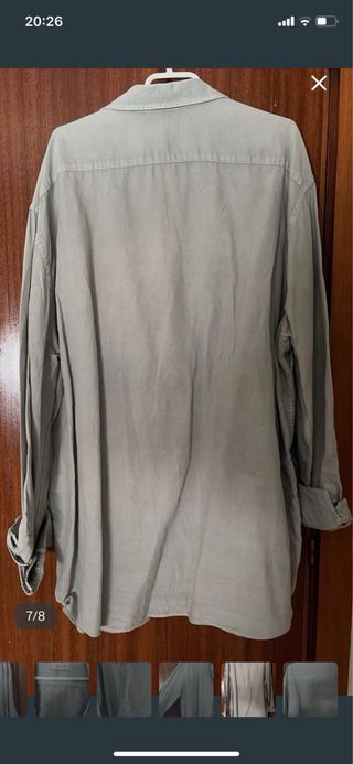 Camisa Scalpers Gris Talla XXL