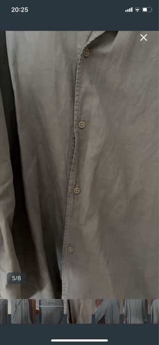 Camisa Scalpers Gris Talla XXL