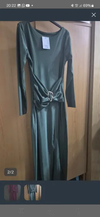 Vestido verde oliva  OFERTA 18EROS APROVECHESEN