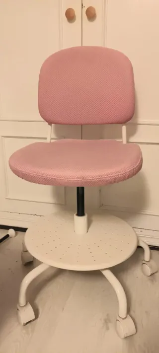 Silla de escritorio Ikea rosa
