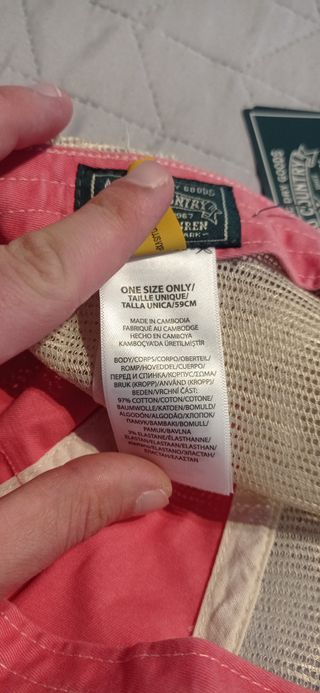 Gorra Polo Ralph Lauren Beige y Rosa