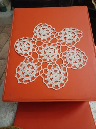 Centro uncinetto bianco