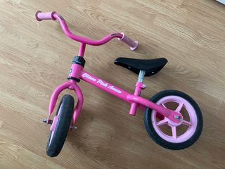 Bicicleta Rosa Sin Pedales Ultraligera
