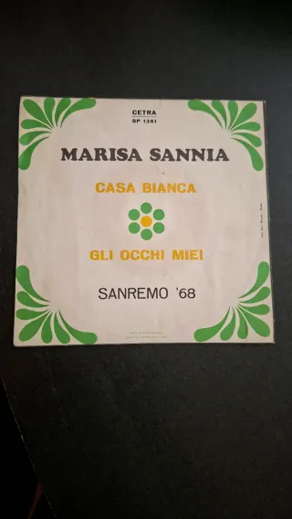 Copertina vinile Marisa Sannia - Casa Bianca /