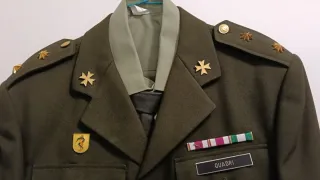 Antiguo uniforme militar, sanidad, Guardia Civil
