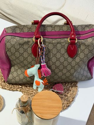 Borsa Gucci Vintage Marrone e Rosa