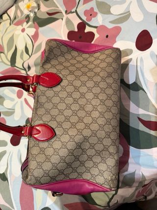 Borsa Gucci Vintage Marrone e Rosa