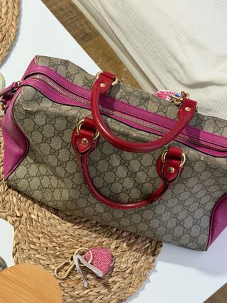 Borsa Gucci Vintage Marrone e Rosa