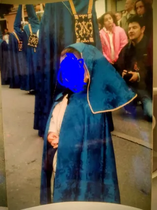 Equipo Nazareno Niño cofradia Prendimiento Málaga