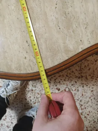 Mesa Vintage Madera y Mármol