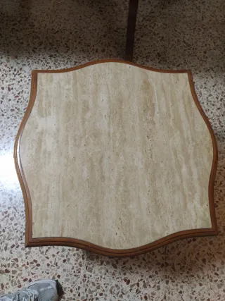 Mesa Vintage Madera y Mármol