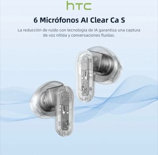 Auriculares HTC Negros y Naranjas