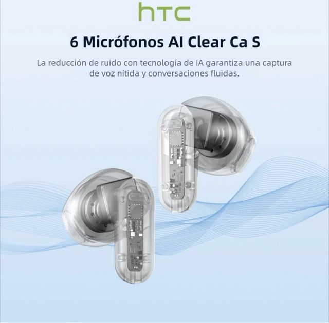 Auriculares HTC Negros y Naranjas