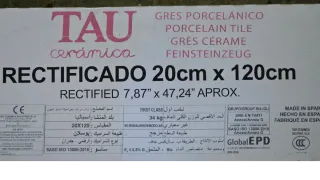 Baldosas TAU Cerámica 20x120cm. TU Alpine Nut