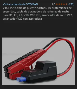 VTOMAN Jump 1500X Estación Energía Portátil