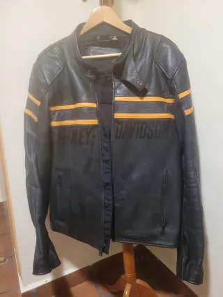 Chaqueta Cuero Harley-Davidson Negra