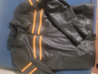 Chaqueta Cuero Harley-Davidson Negra