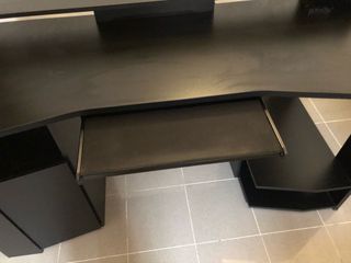 Escritorio Negro Madera