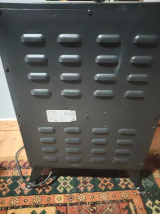 Calefactor eléctrico estilo chimenea