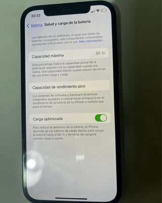 iPhone 12 Negro 64GB - Batería 85%