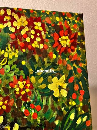 Quadro Donna Pantera floreale arredo per la casa